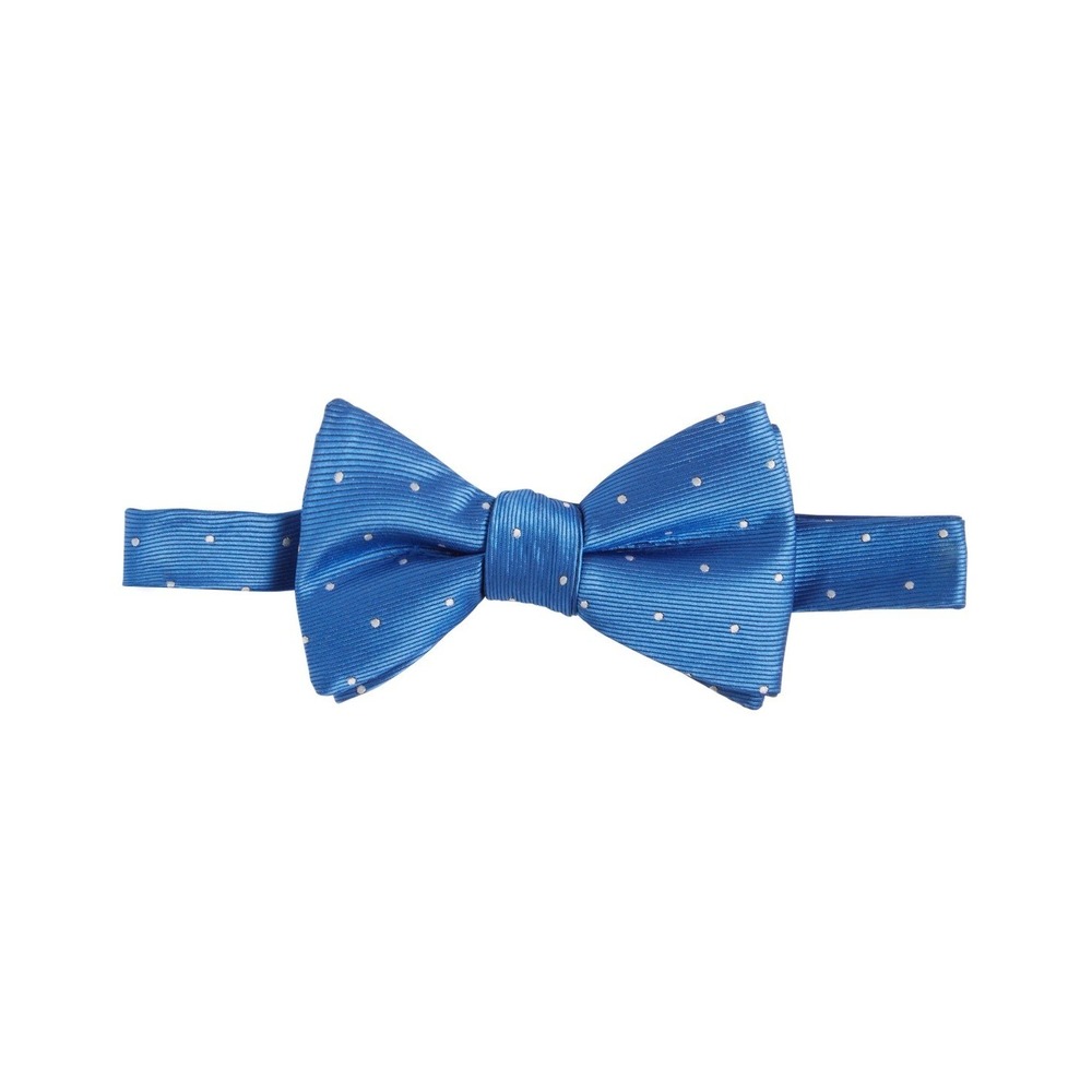 Tayion By Montee Holland Royal Blue Bowtie Mens Satin Self Tie‎ One Size NWT